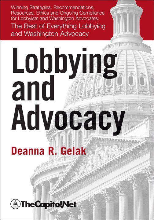Lobbying and Advocacy, by Deanna Gelak