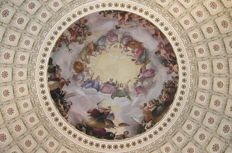 The Apotheosis of Washington, Capitol Building