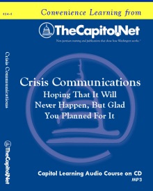 Crisis Communications, Capitol Learning Audio Course