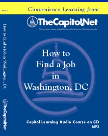How to Find a Job in Washington, DC. Audio Course on CD