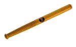 Meinl Percussion COW1 11-inch Rubber Wood Handheld Cowbell Beater with Ribbed Grip in Amber Finish