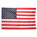 US Flag 3X5 ft (Embroidered stars - sewn stripes)