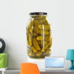 Wallmonkeys Jars of Pickles Peel and Stick Wall Decals WM271302 (24 in H x 16 in W)