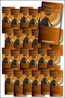 Sets of 25 copies of the Pocket Constitution from TheCapitol.Net