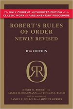 Robert's Rules of Order Newly Revised