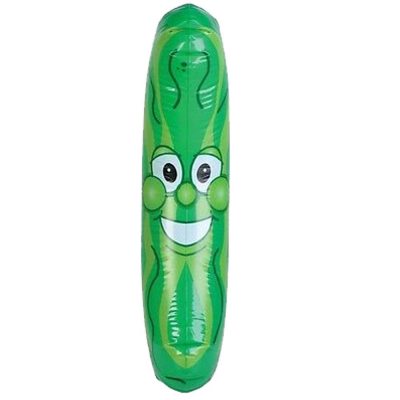Kicko Pickle Inflate - Cool and Fun 36 inches Inflatable Pickles - Party Decorations, Party Favor, Funny Party Supplies - Blow Air Decor Balloon